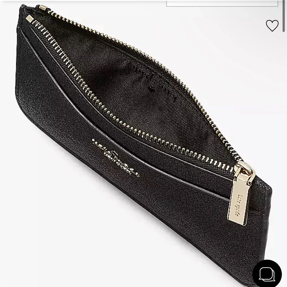 NIB Kate spade Large Slim Glitter Wallet